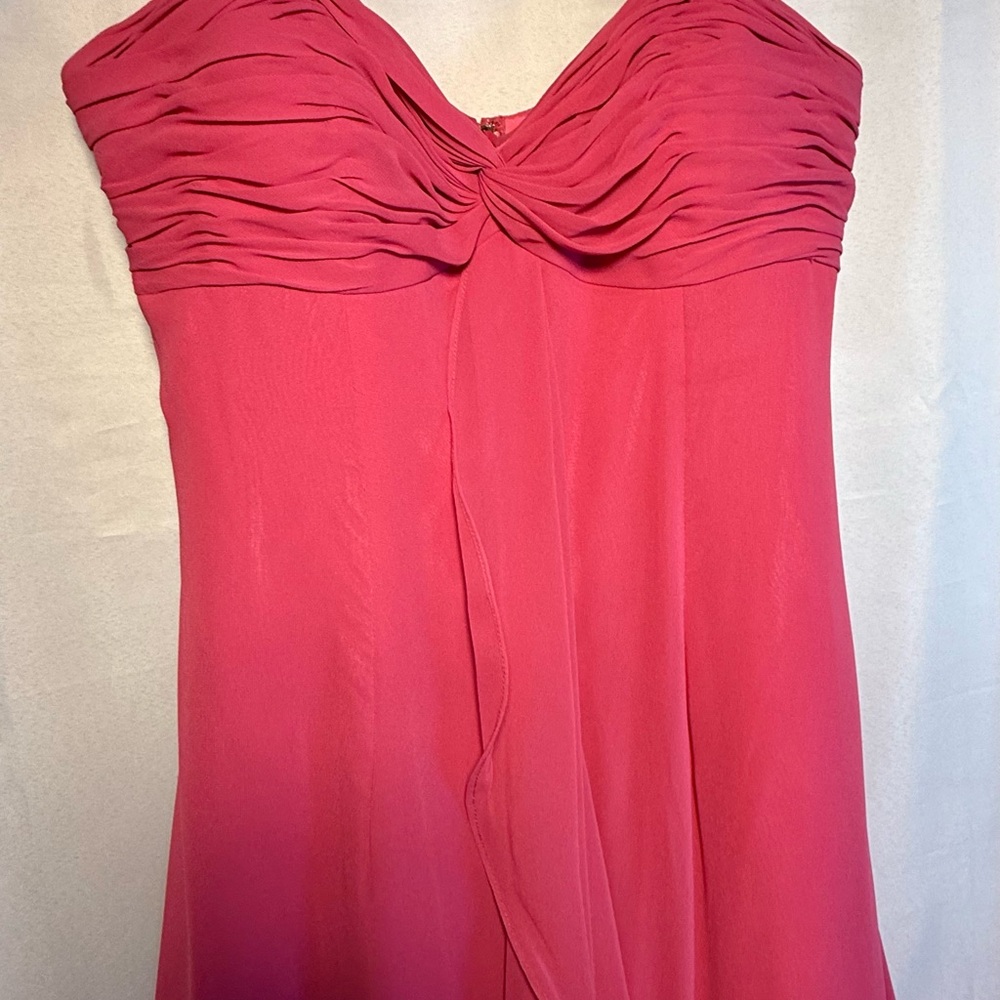 Landau Vibrant Pink Strapless Dress